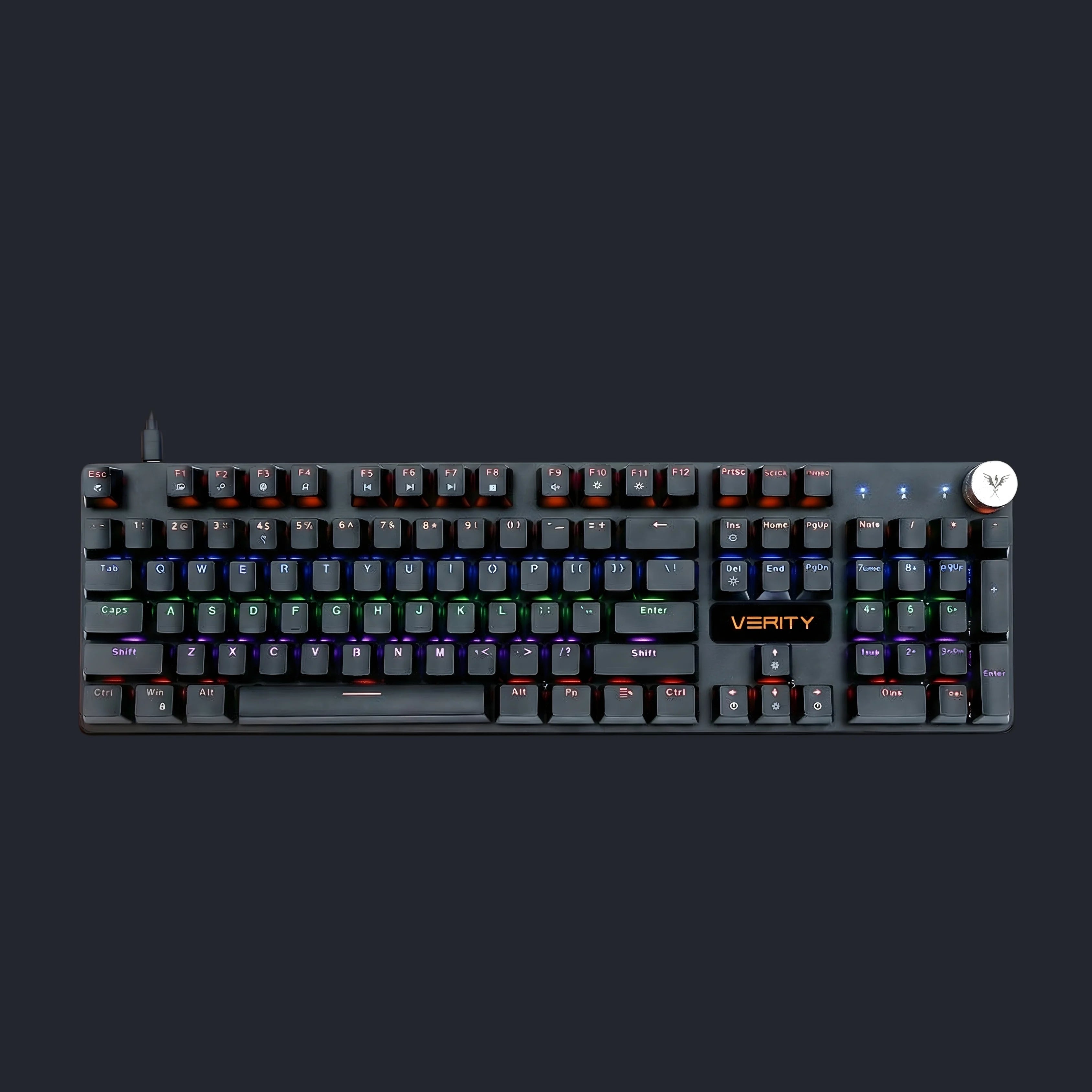 Verity Onyx Mechanical Gaming Keyboard – Best Wired Gaming Keyboard in India