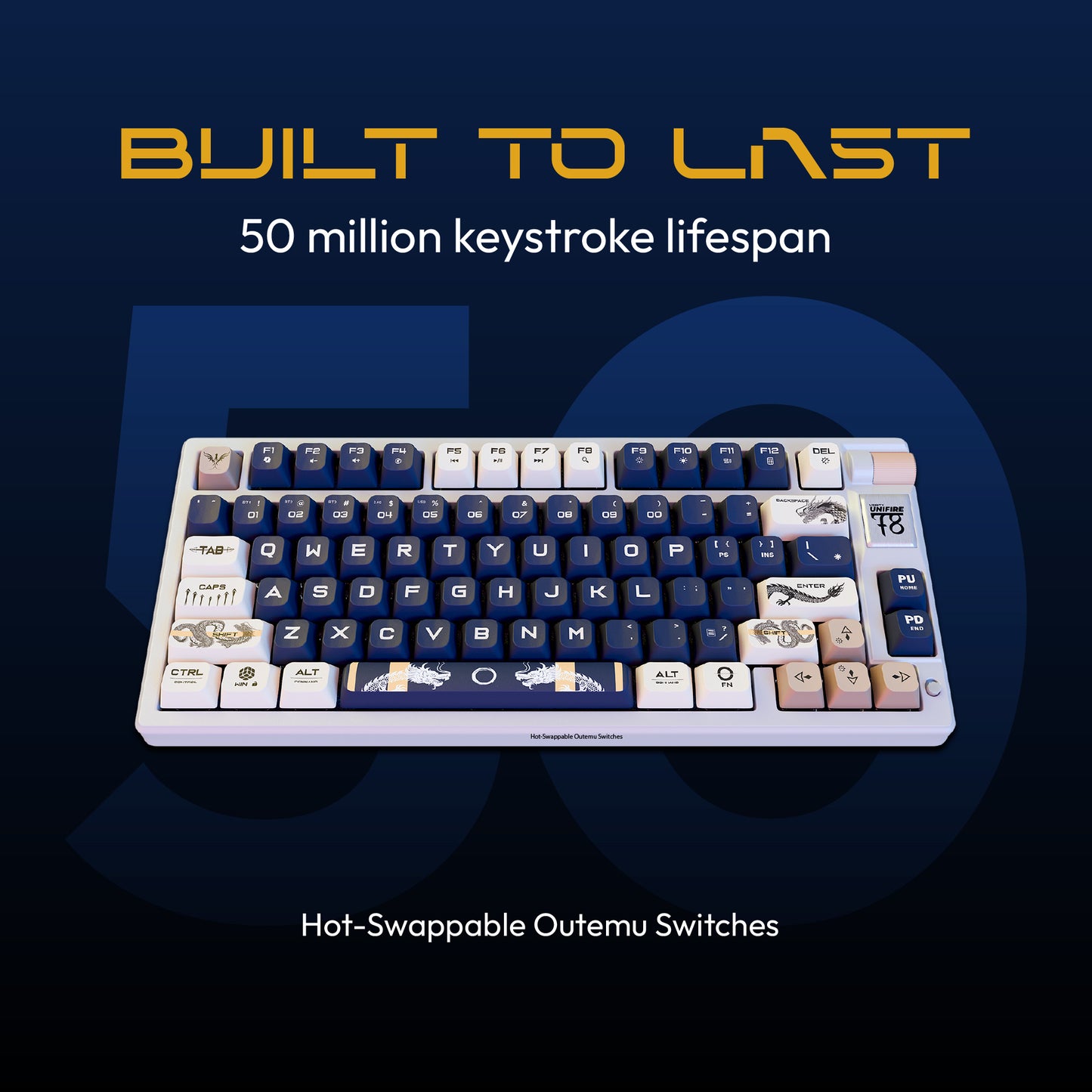 Unifire 78 wireless gaming keyboard