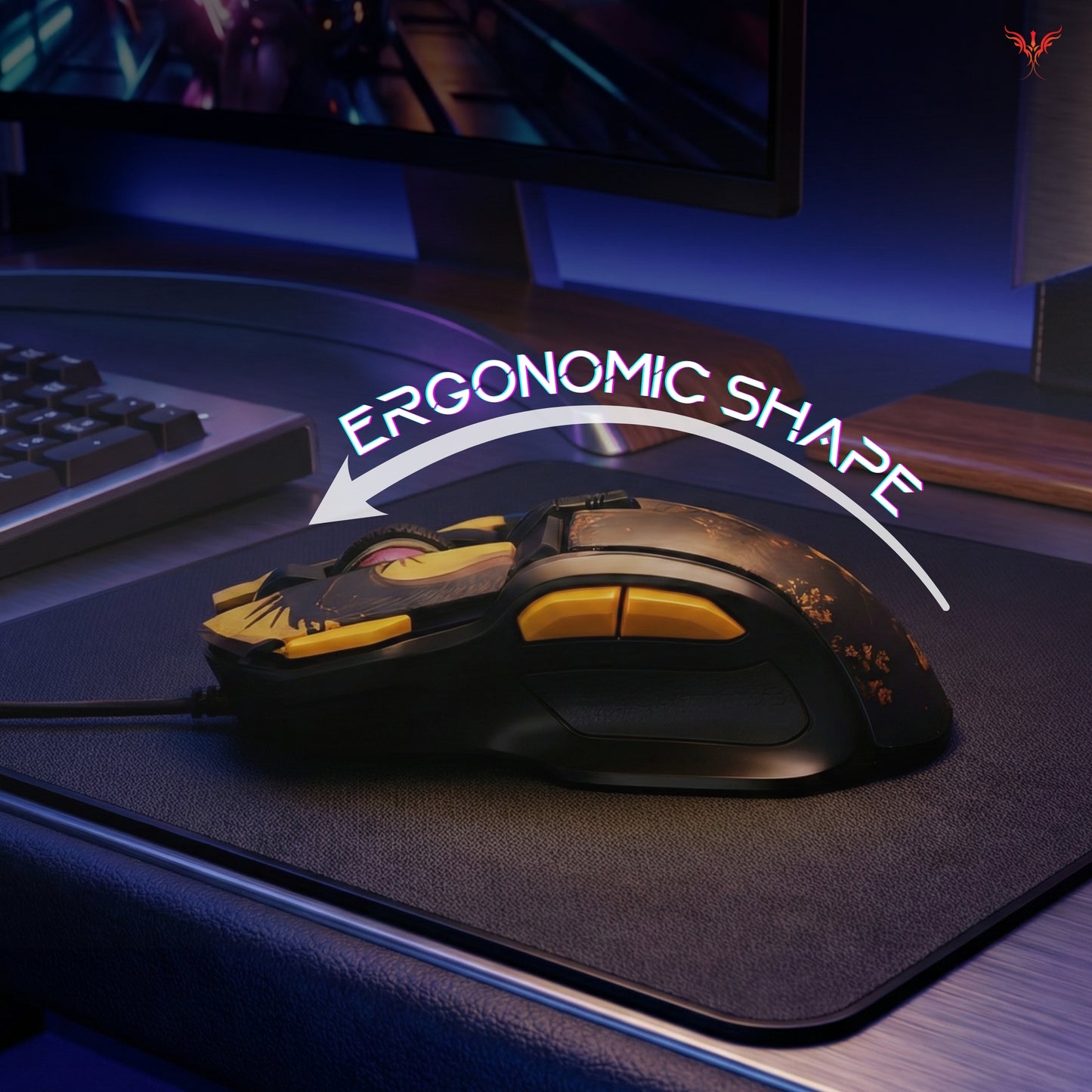 awaken - RGB Wired Gaming Mouse Black