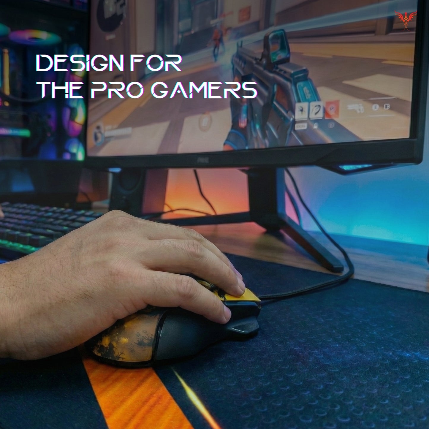 awaken - RGB Wired Gaming Mouse Black