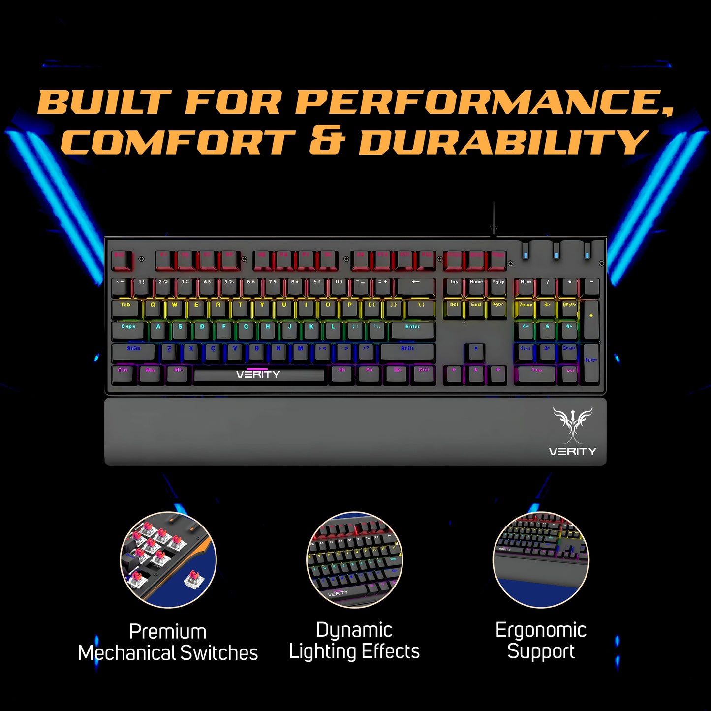 Verity Eclipse – Best RGB Mechanical Gaming Keyboard in India