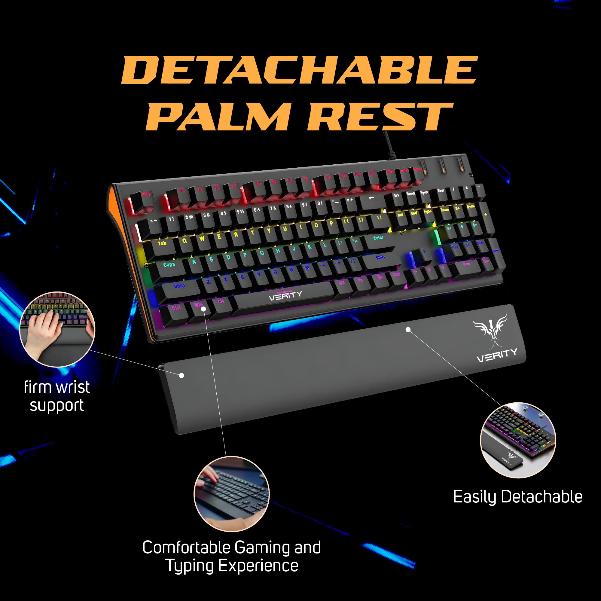 Verity Computer Shop Verity Eclipse RGB Mechanical Gaming Keyboard India – Verity Verse