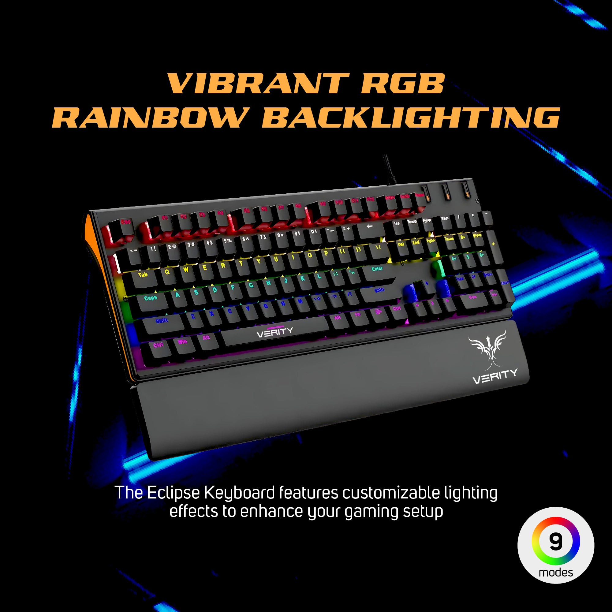 Verity Eclipse RGB Mechanical Gaming Keyboard India – Verity Verse