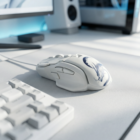 awaken - RGB Wired Gaming Mouse White