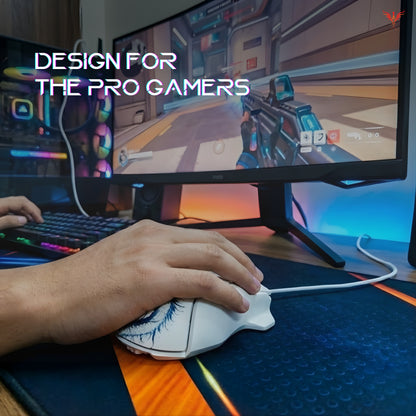 awaken - RGB Wired Gaming Mouse White