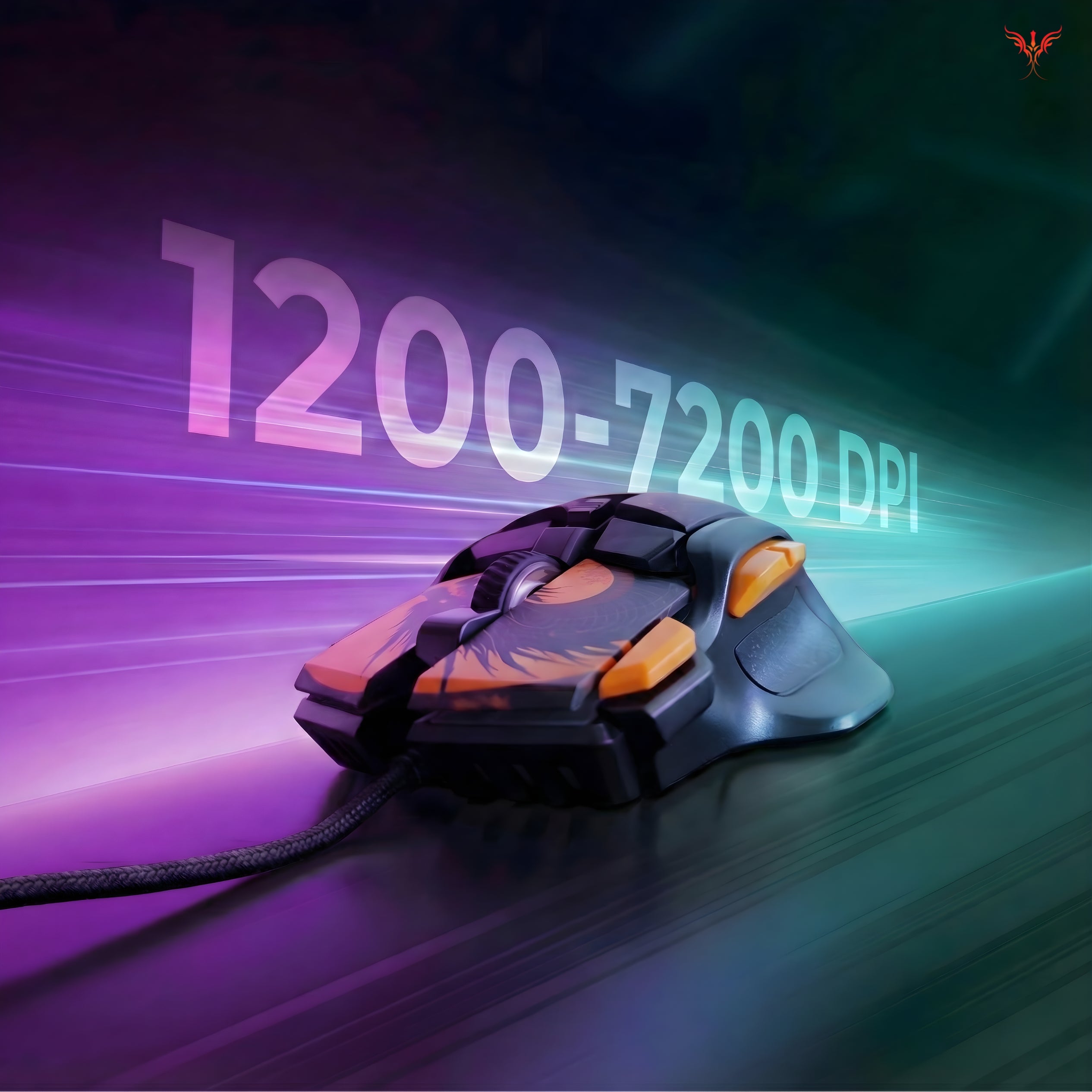 awaken - RGB Wired Gaming Mouse Black