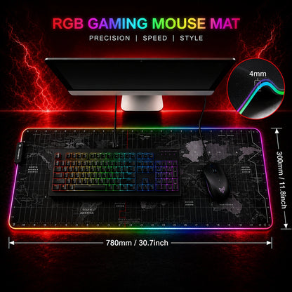 World Map Mouse Pad