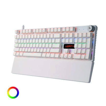 Verity Onyx Mechanical Gaming Keyboard – Best Wired Gaming Keyboard in India White