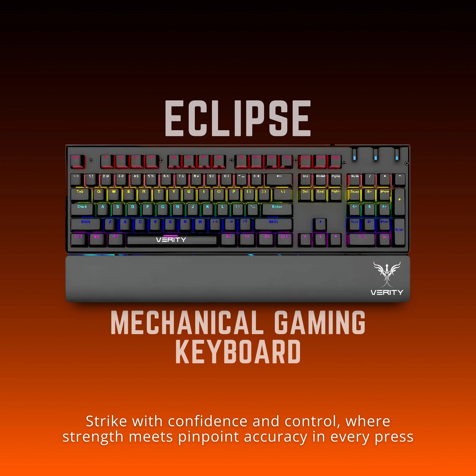 Verity Computer Shop Verity Eclipse RGB Mechanical Gaming Keyboard India – Verity Verse