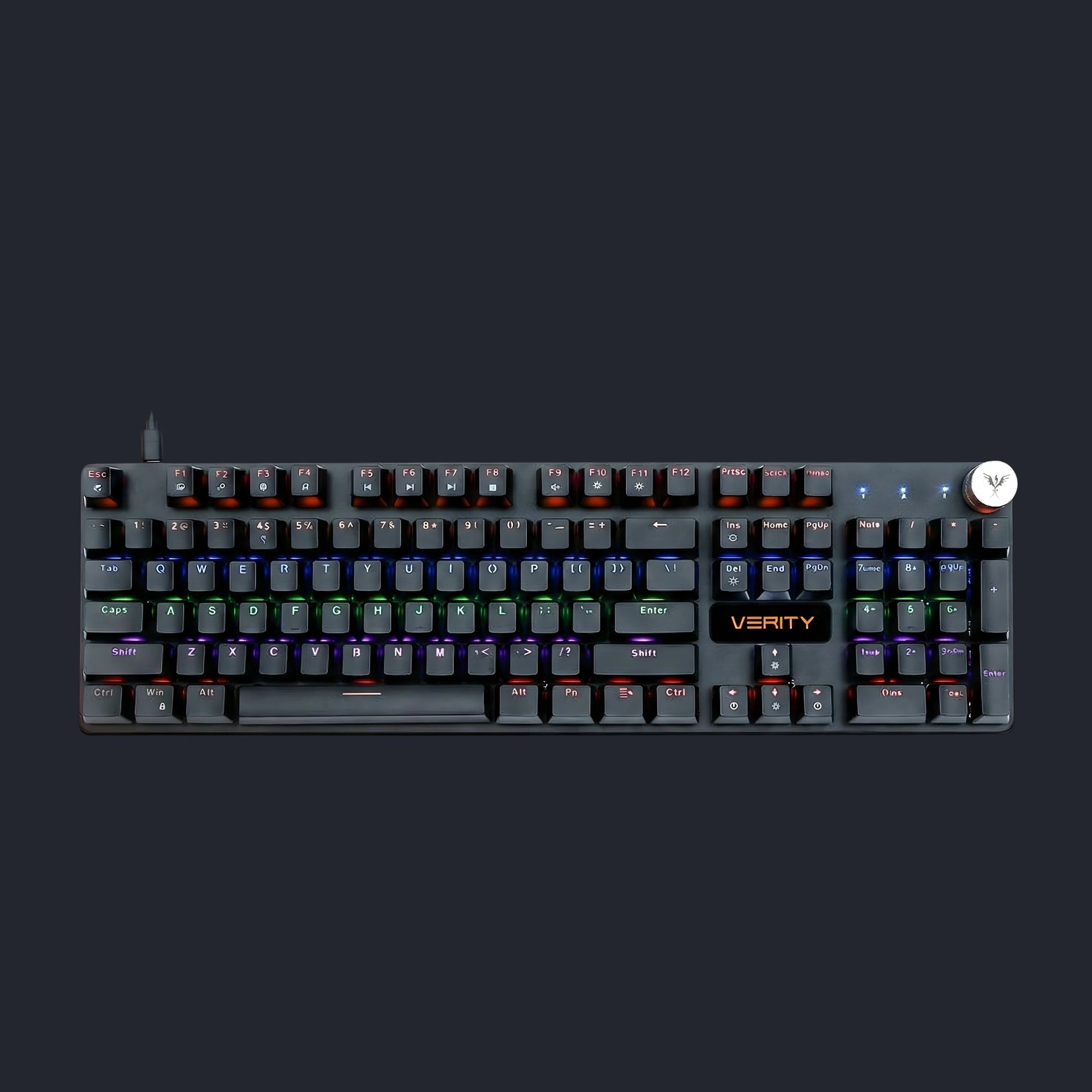 Verity Onyx Mechanical Gaming Keyboard – Best Wired Gaming Keyboard in India
