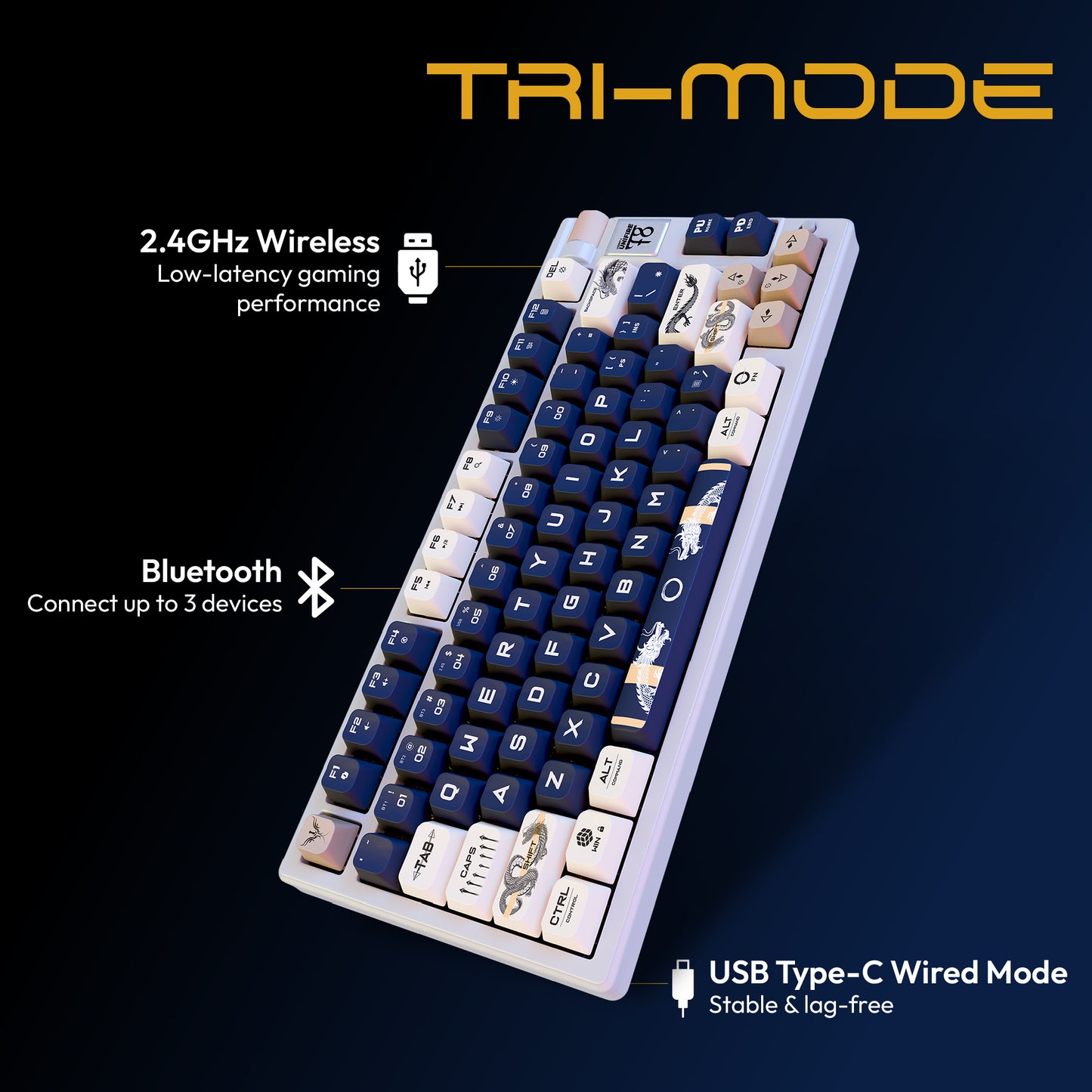 Unifire 78 wireless gaming keyboard