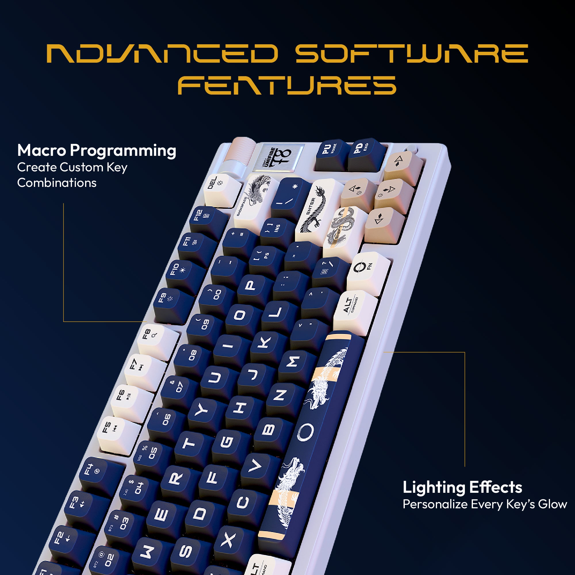 Unifire 78 wireless gaming keyboard