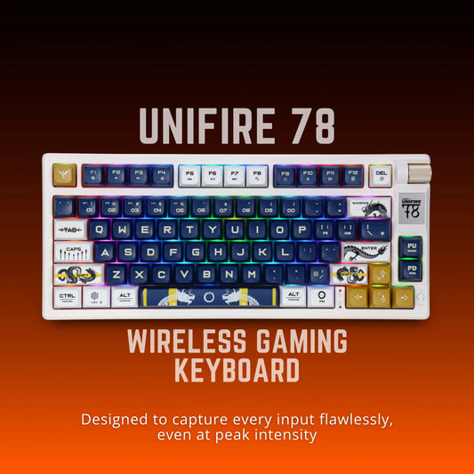 Unifire 78 wireless gaming keyboard