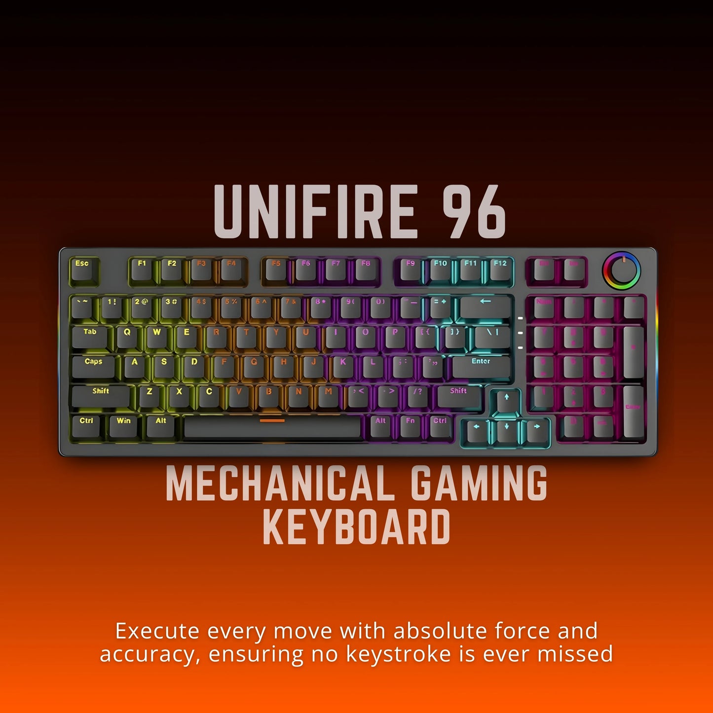 Verity Unifire 96 - Tri-Mode Wireless Mechanical Keyboard in India